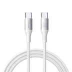 JOYROOM S-A62 Lively Series 60W Fast Charging Data Cable (Type-C to Type-C) 1. 2m - White