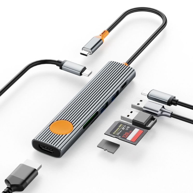 WIWU Wi-HB007 7-in-1 USB-C Hub