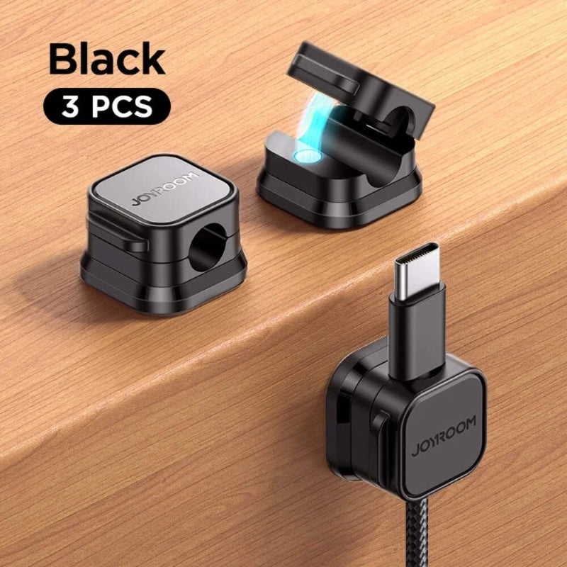 JOYROOM JR-ZS368 Magnetic Cable Organizer (3pcs)black
