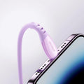 JOYROOM S-A59 Vibrant Series 3A Fast Charging Data Cable (USB-A to Lightning) 1. 2m - Purple