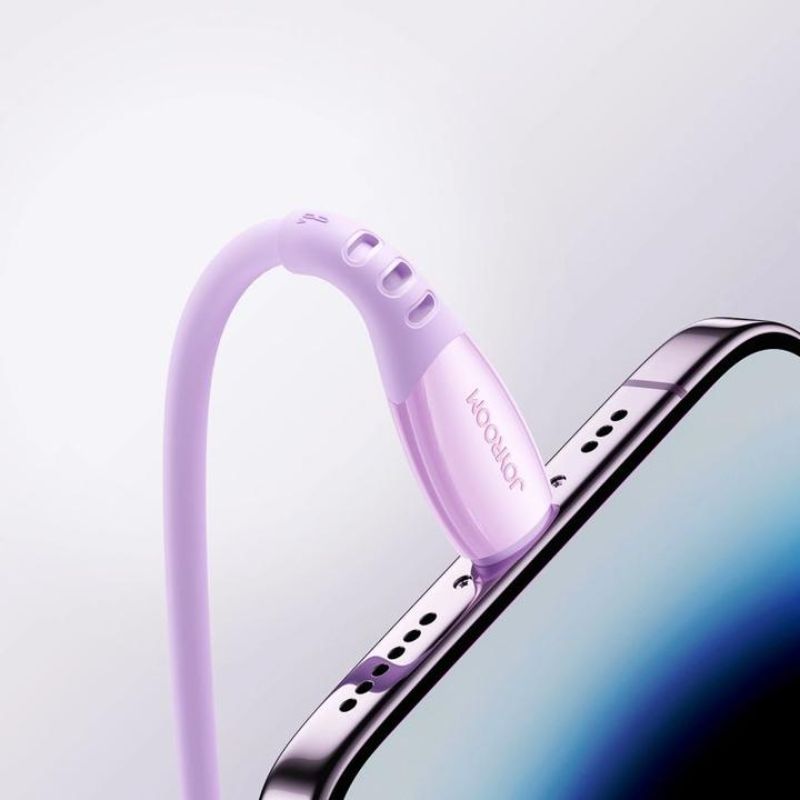 JOYROOM S-A59 Vibrant Series 3A Fast Charging Data Cable (USB-A to Lightning) 1. 2m - Purple