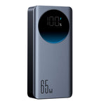 JOYROOM JR-PBF05 65W Digital Display Fast Charging Power Bank 30000mAh- - Black (with Type-C to Type-C 100W 1. 2m Cable Black)