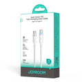 JOYROOM S-A63 Starway Series 100W Auto Power-off Fast Charging Data Cable (Type-C to Type-C) 1. 2m - White