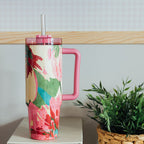 QUOKKA THERMAL SS MUG STREAM PINK FLAMBÉ L 950 ML