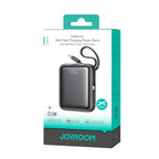 JOYROOM JR-PBF27 22. 5W Mini Power Bank with Dual Cables 10000mAh - Blue (with USB to Type-C Cable 0. 25m - Black)
