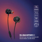 JBL Quantum 50 Wired In-Ear Gaming Headset