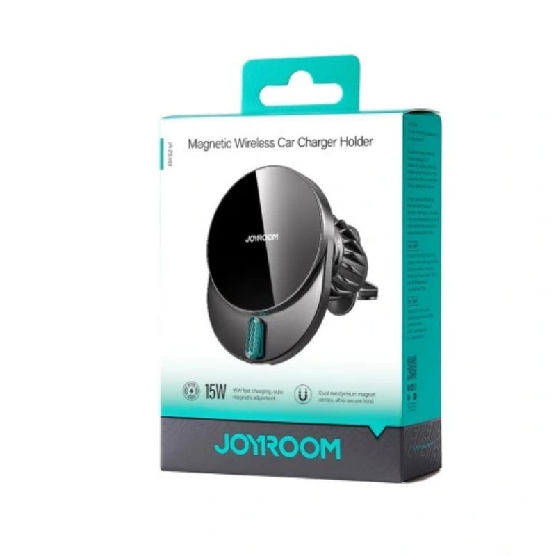 JOYROOM JR-ZS409 Magnetic Wireless Car Charger Holder - Black