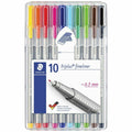 STEADTLER TRIPLUS FINELINER PLASTIC BOX 334 SB10