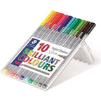 STEADTLER TRIPLUS FINELINER PLASTIC BOX 334 SB10