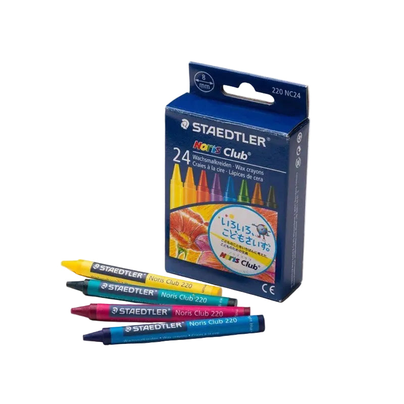 STEADTLER WAX CRAYONS 24 COLOR 220 NC24