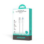 JOYROOM S-A63 Starway Series 30W Auto Power-off Fast Charging Data Cable (Type-C to L) 1. 2m - White