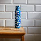 QUOKKA THERMAL SS BOTTLE SOLID BLUE HIBISCUS 630 ML