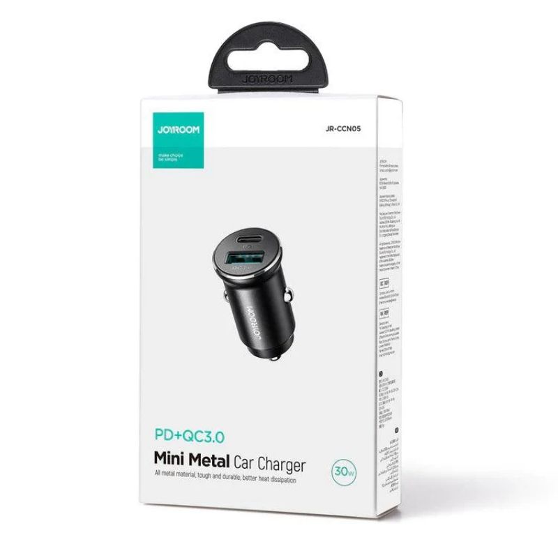 Ccn05 A + C 30W Car Charger (PD + Qc3. 0)