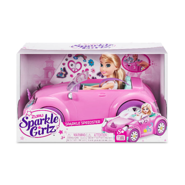 ZURU - Sparkle Girlz | Fashion Doll with Pink Convertible