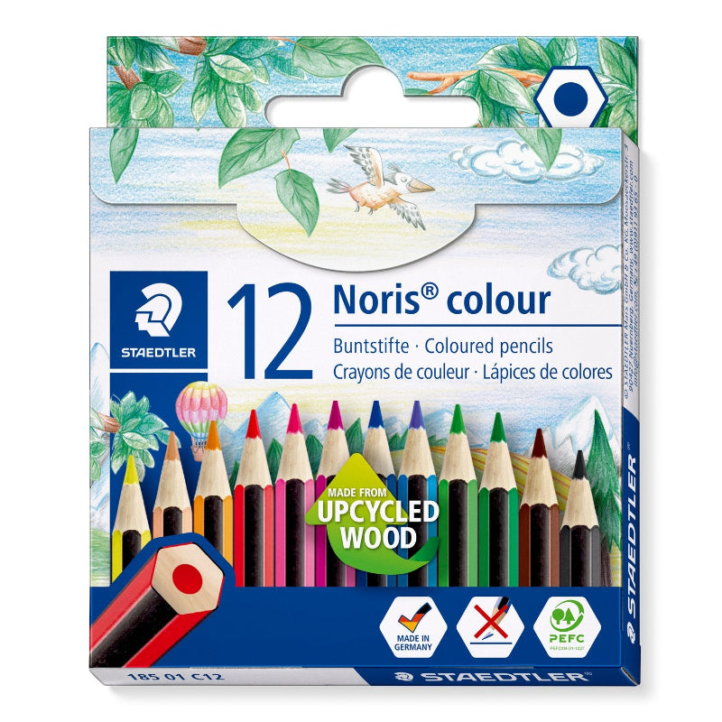 STEADTLER NORIS COLOURED PENCILS 12 PCS 185 01  C12