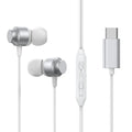 JOYROOM JR-EC06 Type-C Series In-Ear Metal Wired Earbuds - Silver