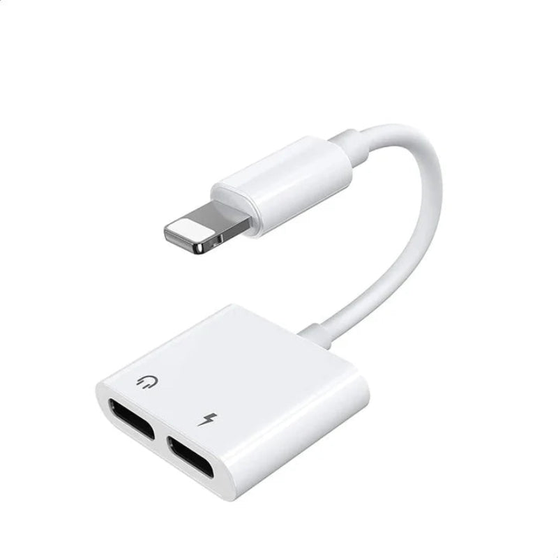 S-Y104 Ben Series Double Lightning Adapter - White