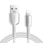 JOYROOM S-A51 Cutting-edge Series 3A Fast Charging Data Cable (USB-A to Lightning) 1. 2m-light Gray