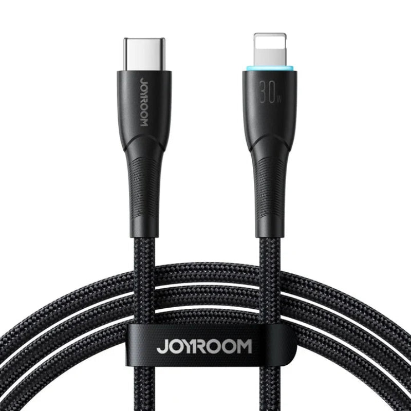 Sa32-cl3 Starry Series 30W Fast Charging Data Cable (Type-C to Lightning) 1m - Black