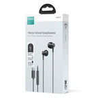 JOYROOM JR-EC07 Type-C Series Metal Half In-Ear Wired Earphones - Black
