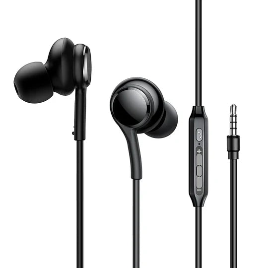 JOYROOM JR-EW02 Wired Series In-Ear Wired Earbuds - Black