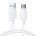 JOYROOM S-A14 Multi-color Series 3A Fast Charging Data Cable(USB-A to Lightning)1. 2m - White