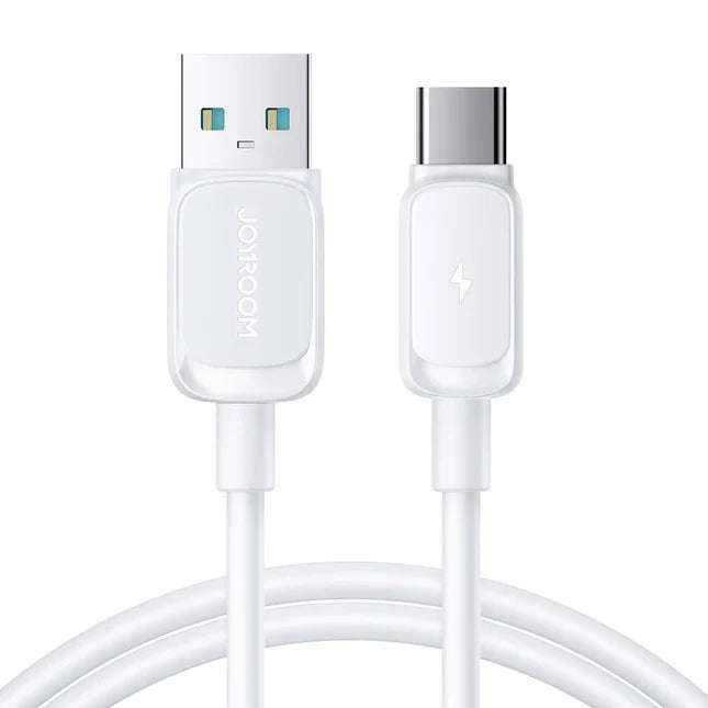 JOYROOM S-A14 Multi-color Series 3A Fast Charging Data Cable(USB-A to Lightning)1. 2m - White