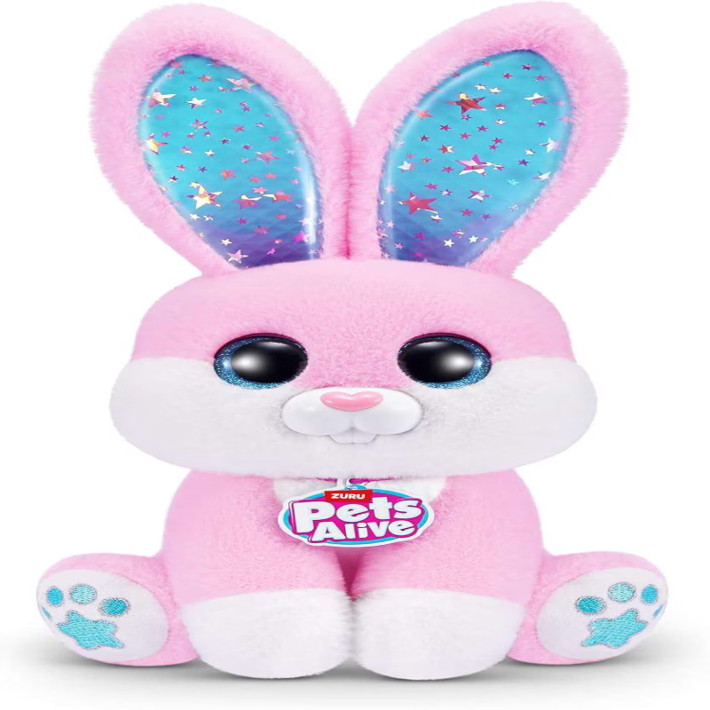 ZURU Pets Alive Magic Bunnies – Interactive Magic Bunny Toy with Top Hat