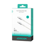 JOYROOM S-A51 Cutting-edge Series 60W Fast Charging Data Cable (Type-C to Type-C) 1. 2m-light Gray