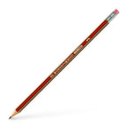 Faber Castell Dessin 2001 Graphite HB Pencil with Eraser Tip