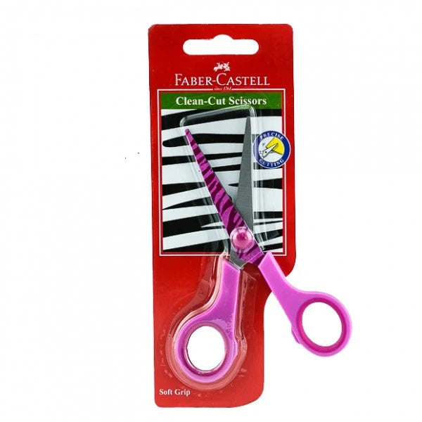 Faber Castell Clean Cut Scissor Pink