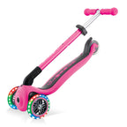 Globber Primo Foldable Lights Fuchsia