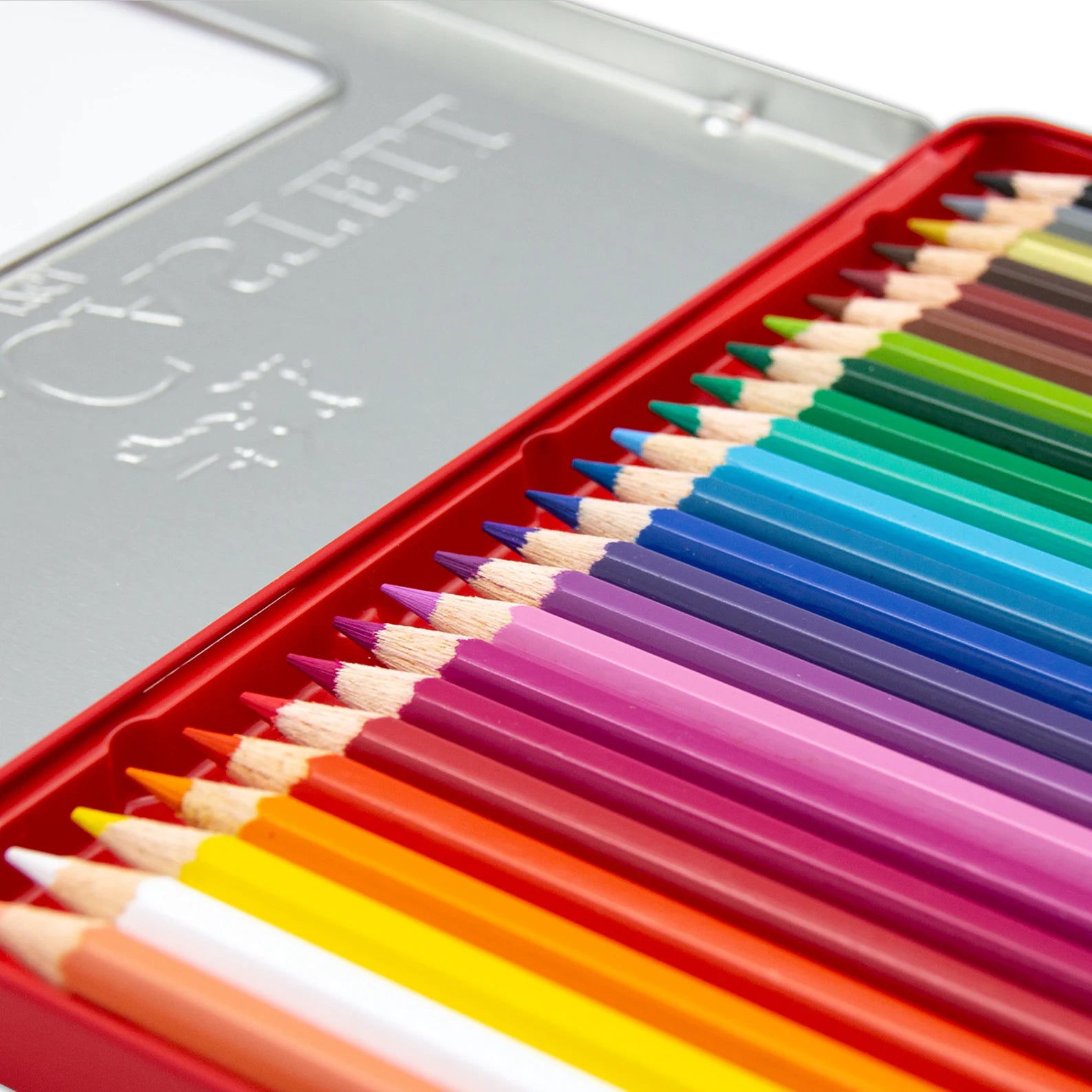 Faber Castell Classic 24-Color Pencils in Metal Tin Box