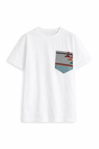 Qashabeyyeh - Mothalathat Pocket Gray T-Shirt
