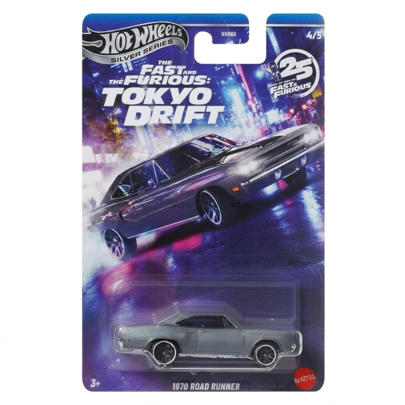 Hot Wheels Silver Series Fast & Furious Tokyo Drift 4/5 1970 Road Runner