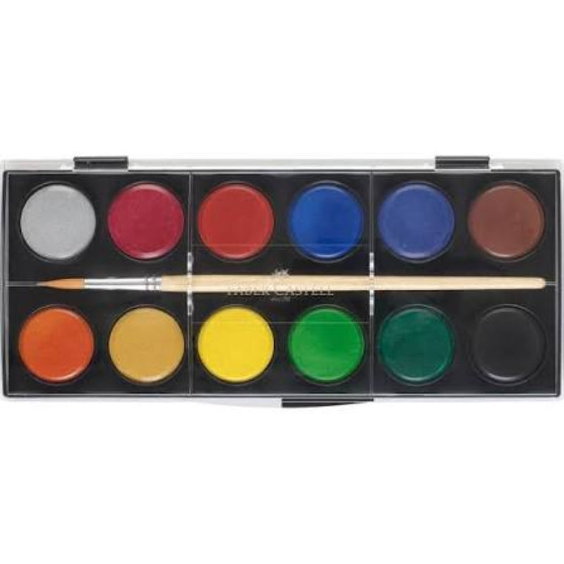 Faber Castell 12 Watercolour Paint Set