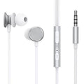 JOYROOM JR-EW03 Wired Series In-Ear Metal Wired Earbuds - Silver