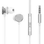 JOYROOM JR-EW03 Wired Series In-Ear Metal Wired Earbuds - Silver