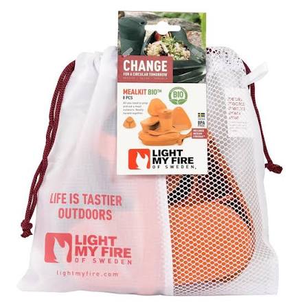 Light My Fire Mealkit BIO 8 Pieces Rusty Orange