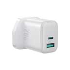 JOYROOM JR-TCF21 20W Dual-Port (A + C) Charger - White (EU)