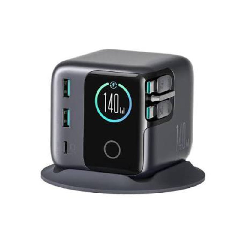 JOYROOM JR-TRD01 Podix 140W 5-port Desktop GaN Charger-Dark Gray