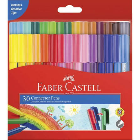 Faber-Castell Connector Pen Multicolour 30 PCS