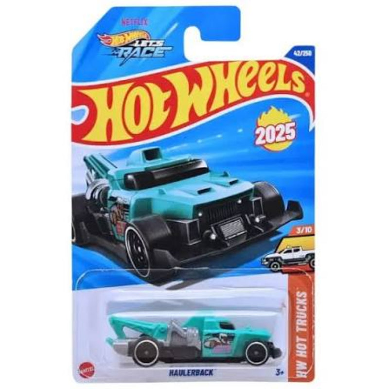 HOT WHEELS 2025 HAULERBACK SEAFOAM 42/250 HYX68 HW HOT TRUCKS LET'S RACE SHOW