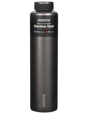 Sistema 600ml Chic Stainless Steel Bottle