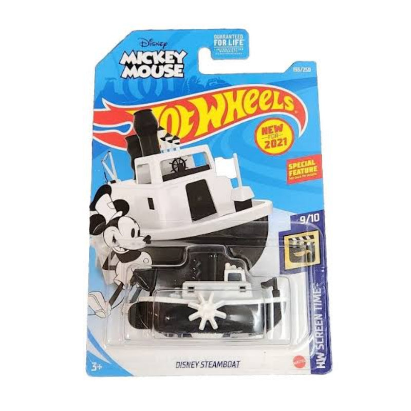 Hot Wheels Disney Steamboat Mickey Mouse HW Screen Time 9/10 (193/250) 2021 Short Card