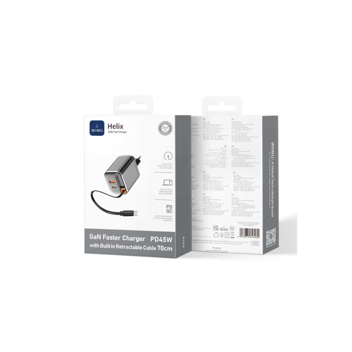 WIWU Wi-G021 45W Helix GaN
