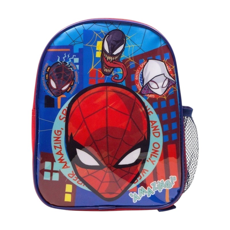 STOR INSULATED LUNCH BAG WITH STRAPS SPIDERMAN MOB RULES