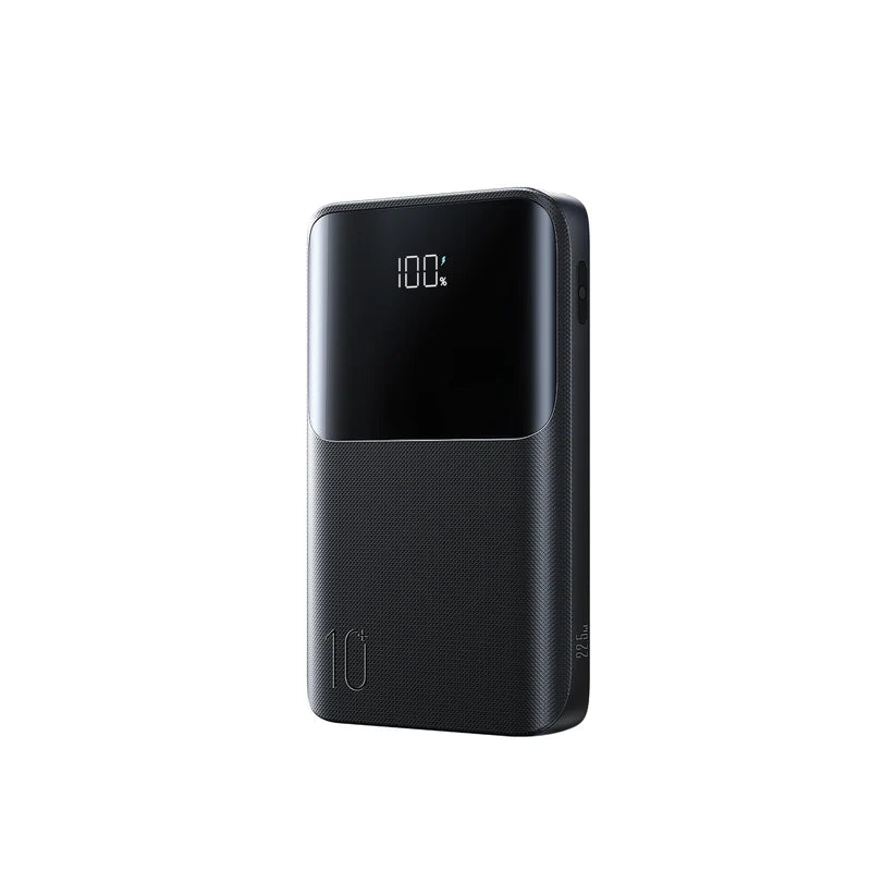 JOYROOM JR-QP191 22. 5W Power Bank 10000mAh - Black with USB to Type-C 0. 3m Cable - Black