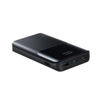 JOYROOM JR-QP191 22. 5W Power Bank 10000mAh - Black with USB to Type-C 0. 3m Cable - Black