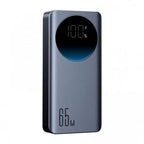 JOYROOM JR-PBF04 65W Digital Display Fast Charging Power Bank 20000mAh - Black (with Type-C to Type-C 100W 1. 2m Cable Black)